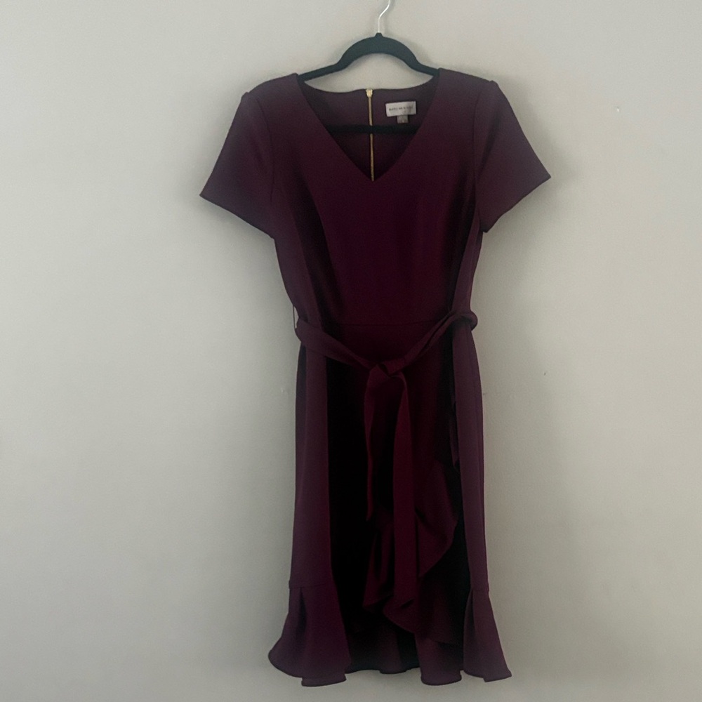 Marc New York Deep Purple Midi Dress - Picture 2 of 8